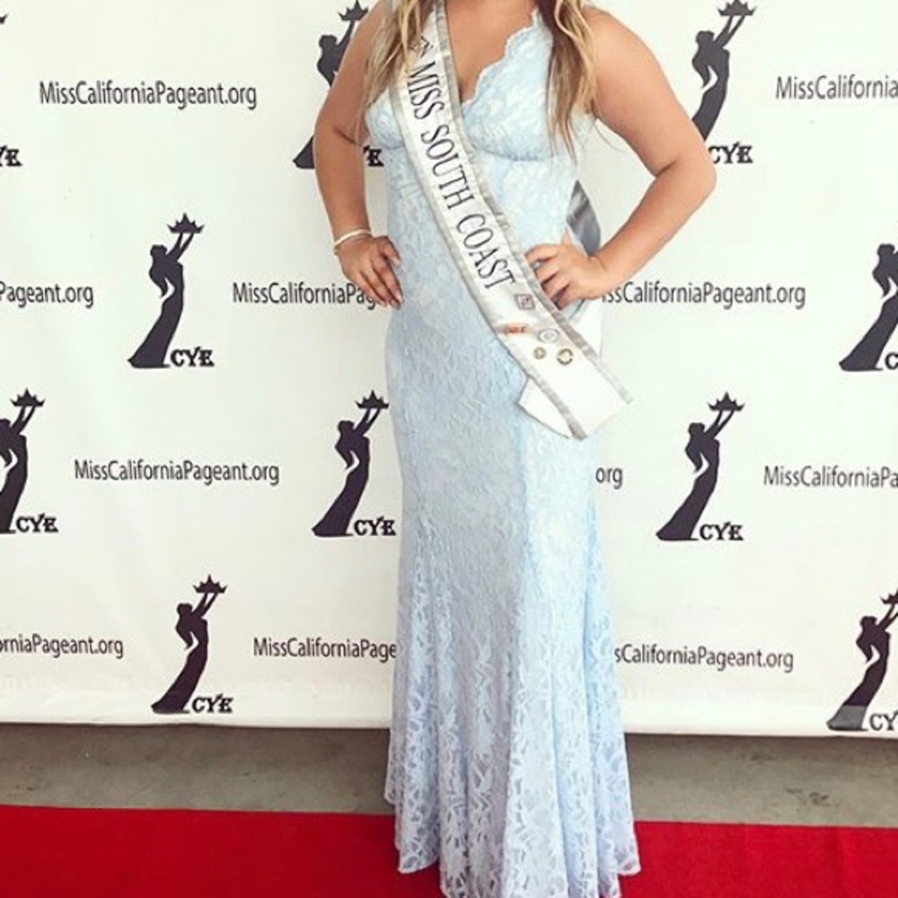 Blue Gown laced